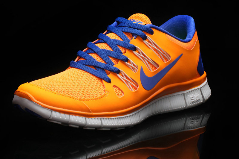 Hot Nike Free5.0 Men Shoes Blue/Orange